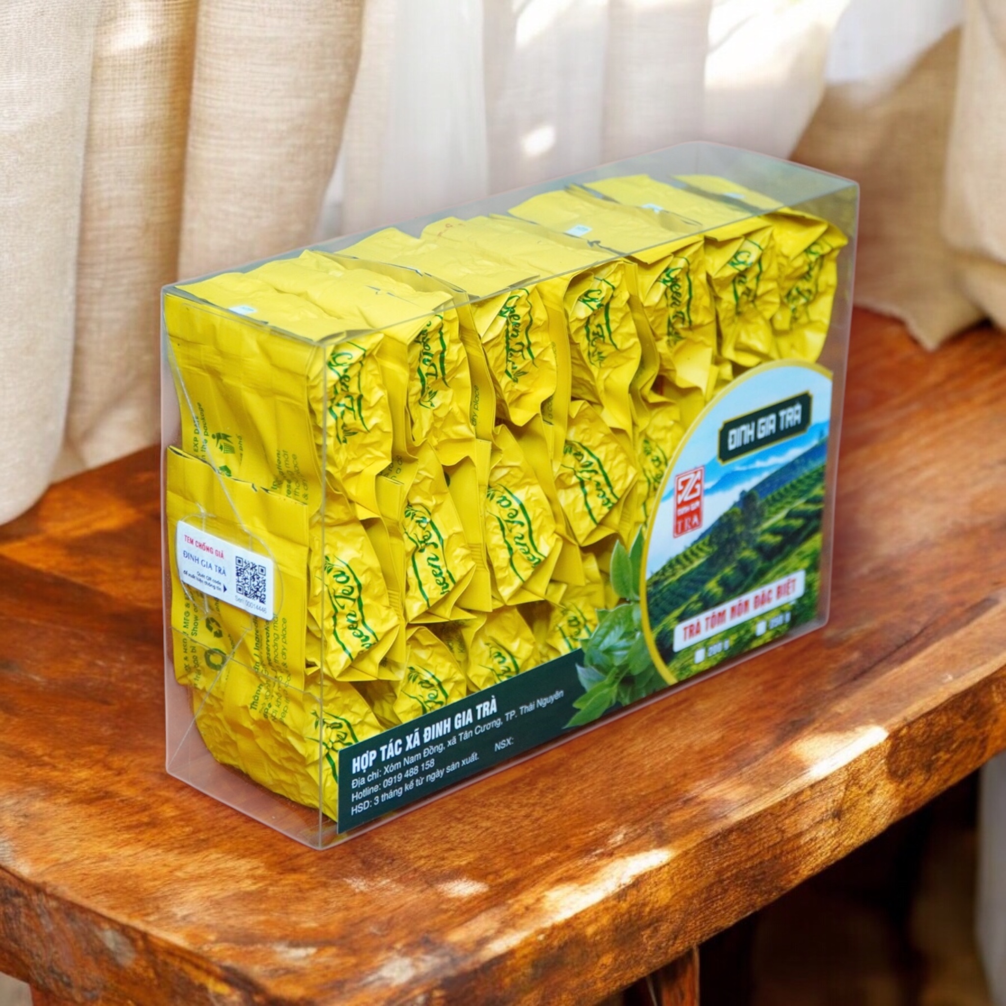 hộp ấm vàng 20 gói..