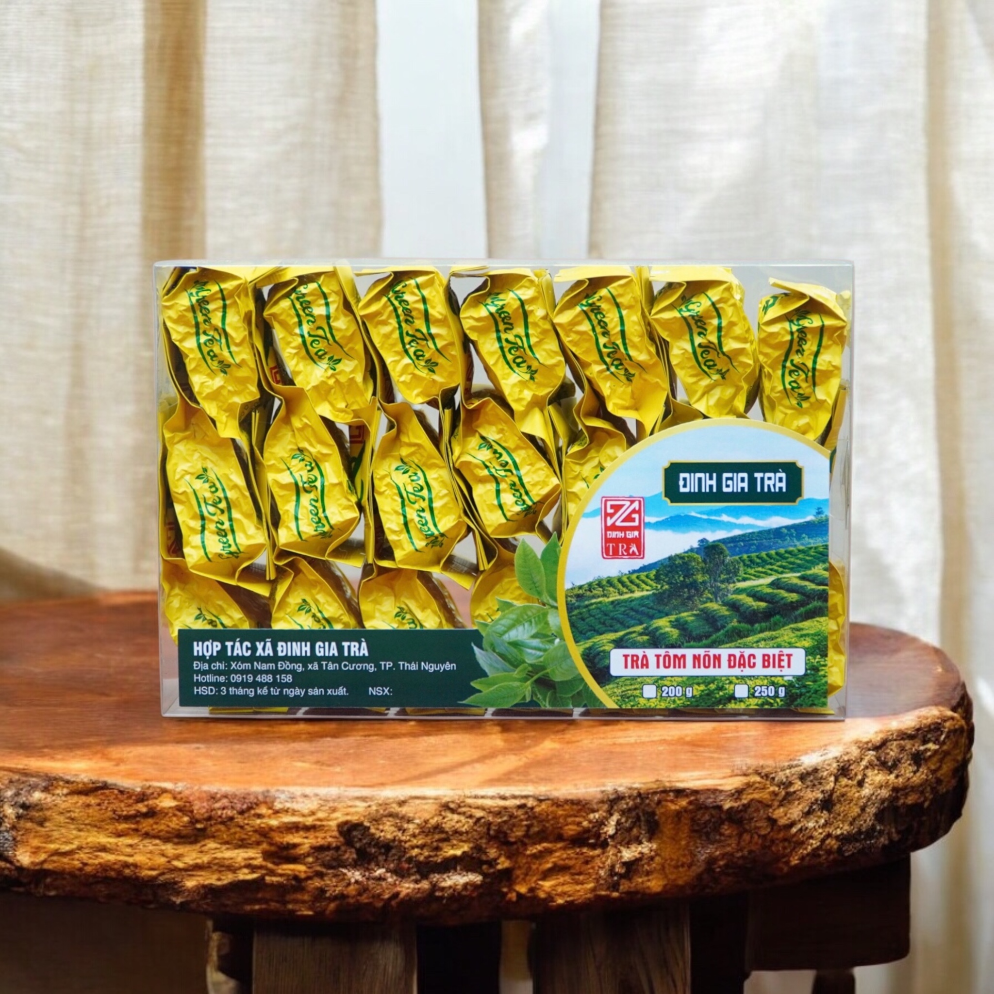 hộp ấm vàng 20 gói